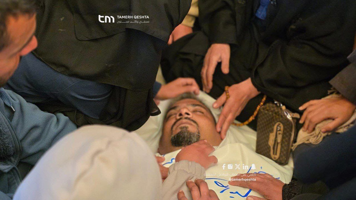 استشهاد الممرض حاتم ابو صالح برصاص الاحتلال قرب دوار بني سهيلا